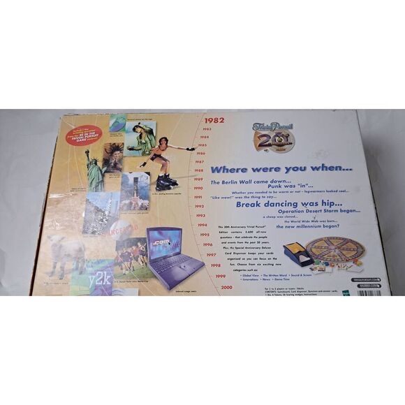 Trivial Pursuit TRIVIA GAME 20th Anniversary Edition PREOWNED - Picture 7 of 7